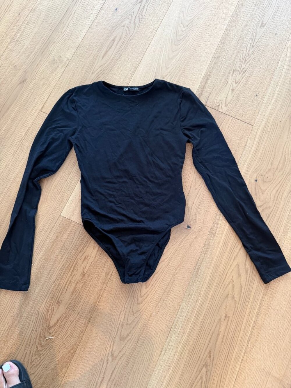 Black Zara bodysuit